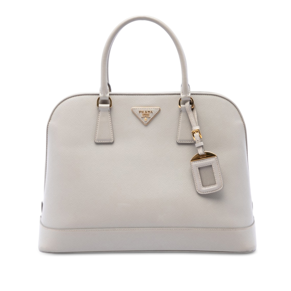 Pre-Loved Prada Large Saffiano Lux Open Promenade Satchel